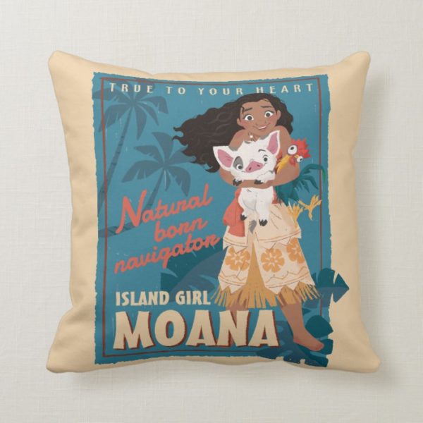 Moana | True to Your Heart Throw Pillow