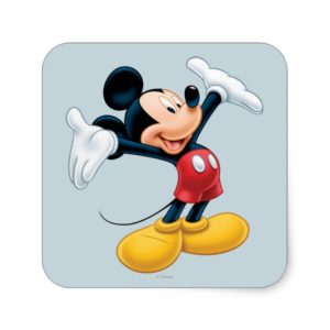 Modern Mickey | Airbrushed Square Sticker