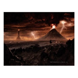Mordor Lightning Storm Postcard