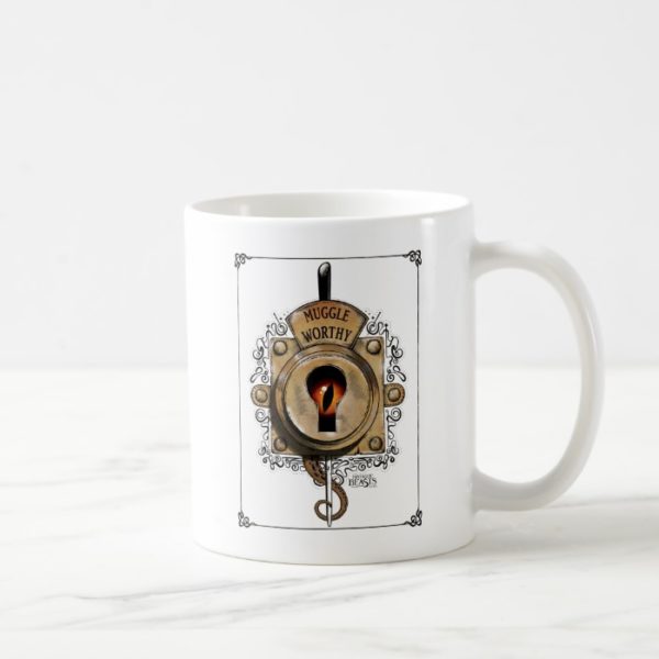 MUGGLE WORTHY™ Lock Coffee Mug