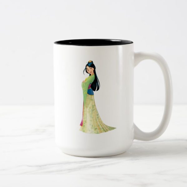 Mulan | Fearless Dreamer Two-Tone Coffee Mug