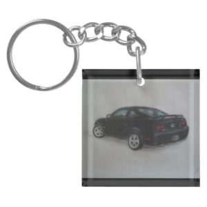 Mustang GT Keychain