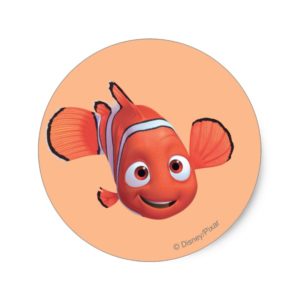 Nemo 4 classic round sticker