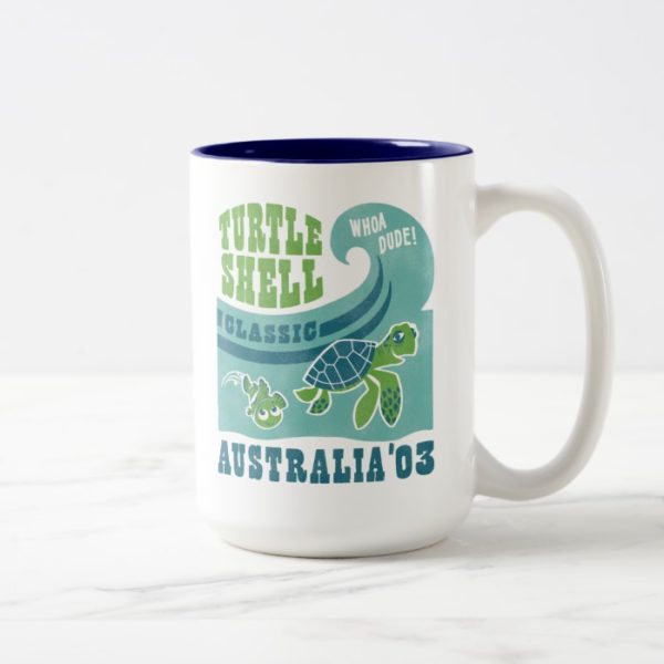 Nemo and Crush - Australia '03 Two-Tone Coffee Mug