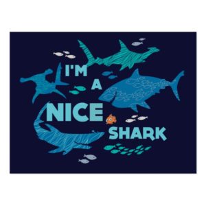 Nemo and Sharks - I'm A Nice Shark Postcard