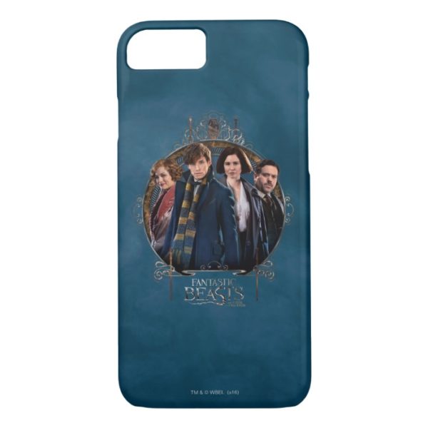 NEWT SCAMANDER™ and Company Art Nouveau Frame Case-Mate iPhone Case