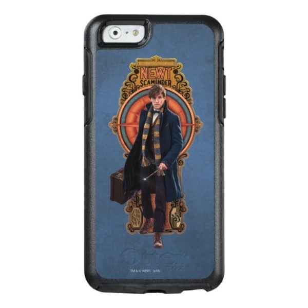 NEWT SCAMANDER™ Walking Art Nouveau Panel OtterBox iPhone Case