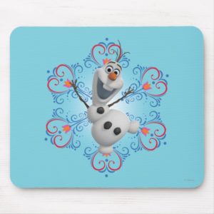 Olaf | Heart Frame Mouse Pad