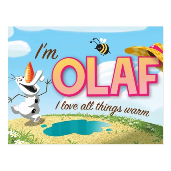 Olaf | I Love All Things Warm Postcard
