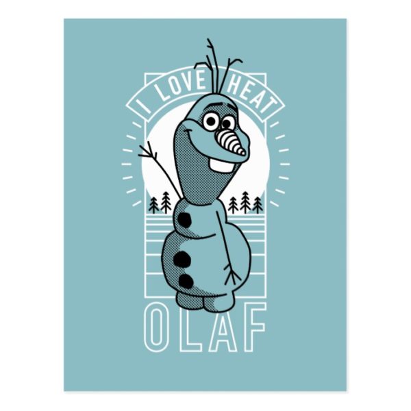 Olaf | I Love Heat Postcard