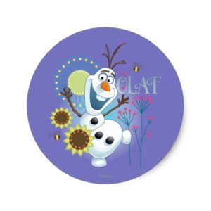 Olaf | It's a Perfect Day Classic Round Sticker