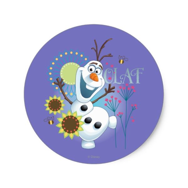 Olaf | It's a Perfect Day Classic Round Sticker