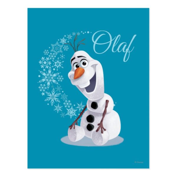 Olaf | Wave of Snowflakes Postcard