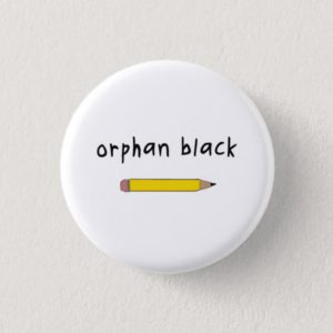 Orphan Black badge / button - Rachel Pencil