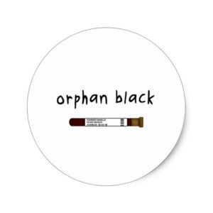 Orphan Black badge / button - vial Classic Round Sticker