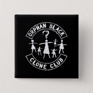 Orphan Black | Stick Figure Clone Club Pinback Button