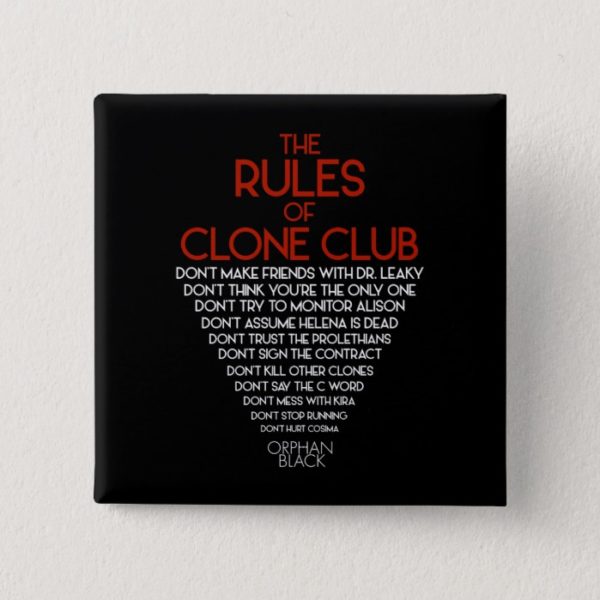 Orphan Black | The Rules of Clone Club Button
