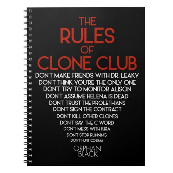 Orphan Black | The Rules of Clone Club Notebook