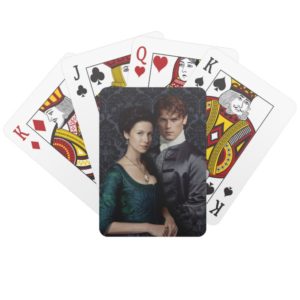 Outlander | Claire And Jamie Damask Portrait Playing Cards