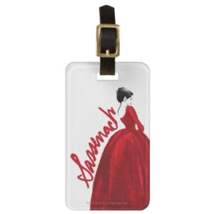 Outlander | Claire In A Red Dress Sassenach Bag Tag