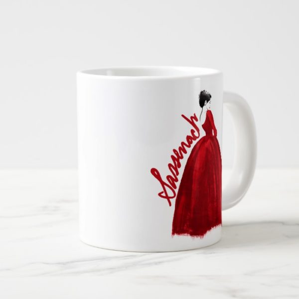 Outlander | Claire In A Red Dress Sassenach Giant Coffee Mug