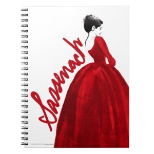 Outlander | Claire In A Red Dress Sassenach Notebook