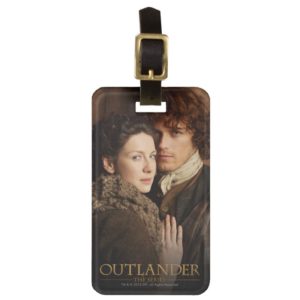 Outlander | Jamie & Claire Embrace Photograph Luggage Tag