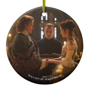 Outlander | Jamie & Claire's Wedding Ceramic Ornament