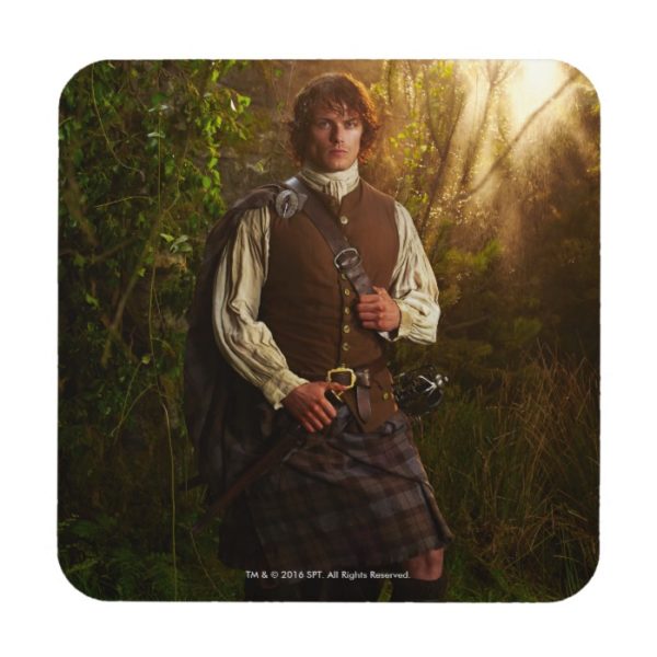 Outlander | Jamie Fraser - In Woods Beverage Coaster