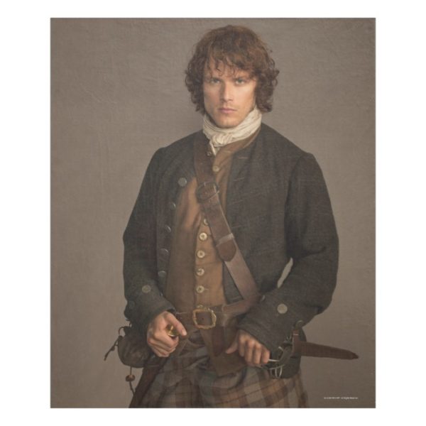 Outlander | Jamie Fraser - Kilt Portrait Fleece Blanket