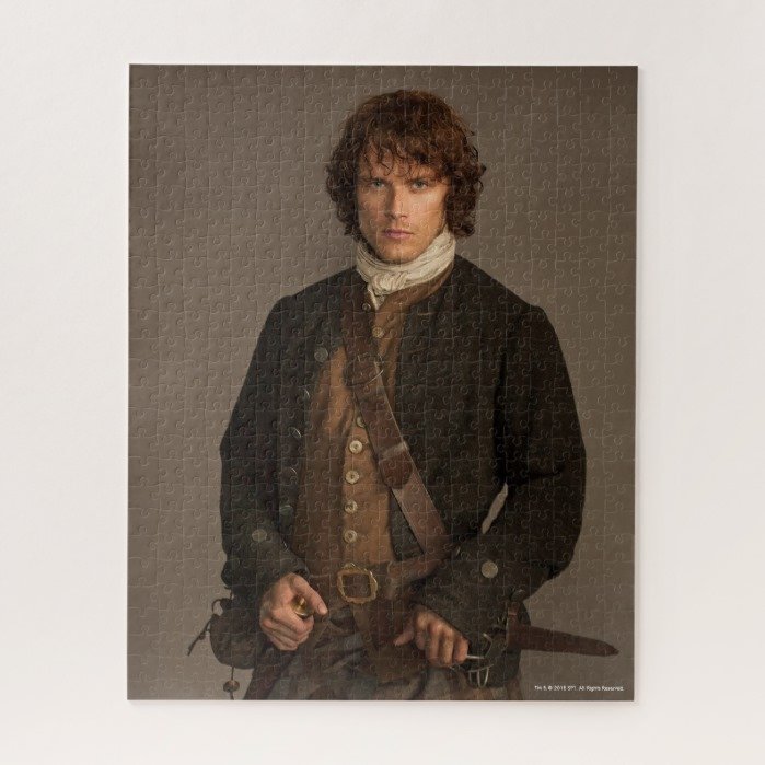 Outlander | Jamie Fraser - Kilt Portrait Jigsaw Puzzle