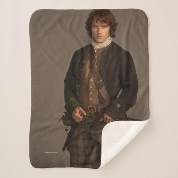 Outlander | Jamie Fraser - Kilt Portrait Sherpa Blanket