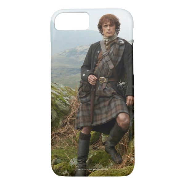 Outlander | Jamie Fraser - Leaning On Rock Case-Mate iPhone Case