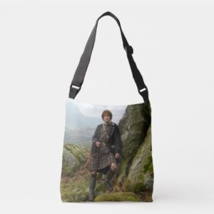 Outlander | Jamie Fraser - Leaning On Rock Crossbody Bag
