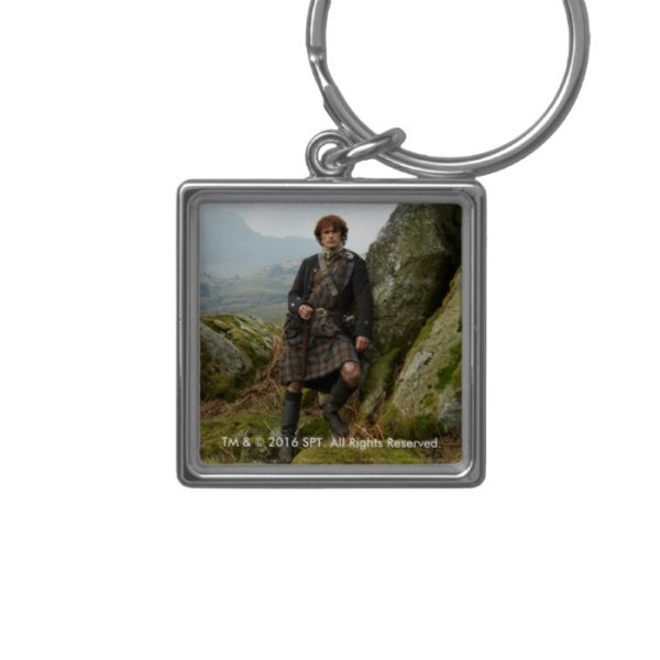 Outlander | Jamie Fraser - Leaning On Rock Keychain