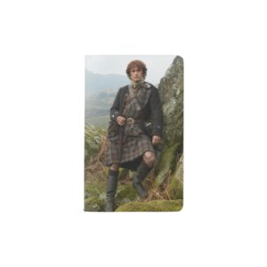Outlander | Jamie Fraser - Leaning On Rock Pocket Moleskine Notebook