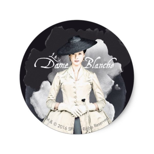 Outlander | Outlander La Dame Blanche Classic Round Sticker