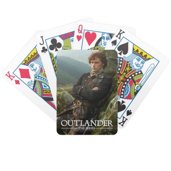 Outlander | Reclining Jamie Fraser Photograph Bicycle Playing Cards