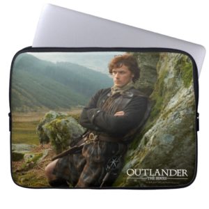 Outlander | Reclining Jamie Fraser Photograph Laptop Sleeve