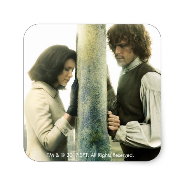 Outlander Season 3 | Claire and Jamie Square Sticker