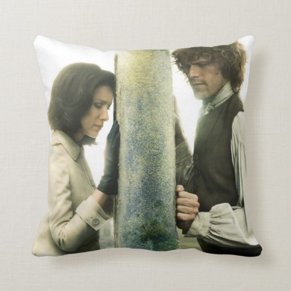 Outlander Season 3 | Claire and Jamie Throw Pillow