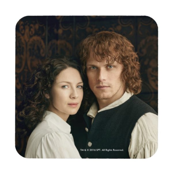 Outlander Season 3 | Jamie and Claire Photograph Drink Coaster
