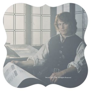 Outlander Season 3 | Jamie Fraser Reading Paper Coaster