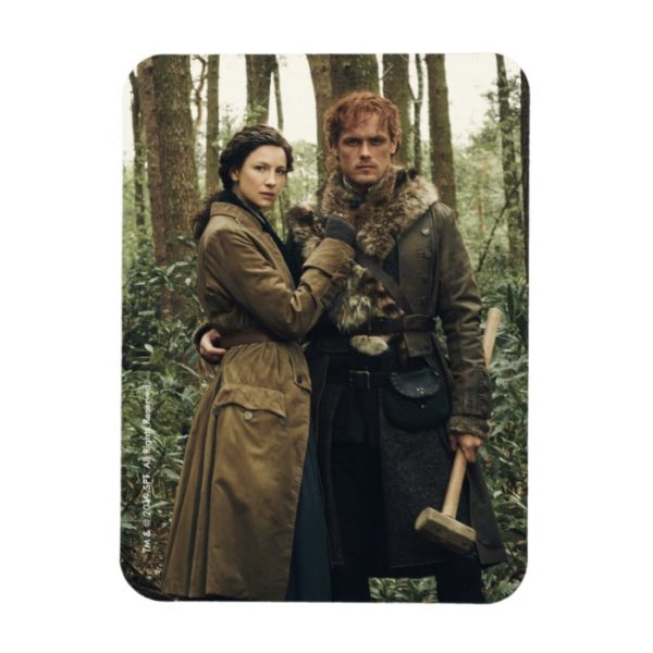 Outlander Season 4 | Claire & Jamie Claiming Land Magnet