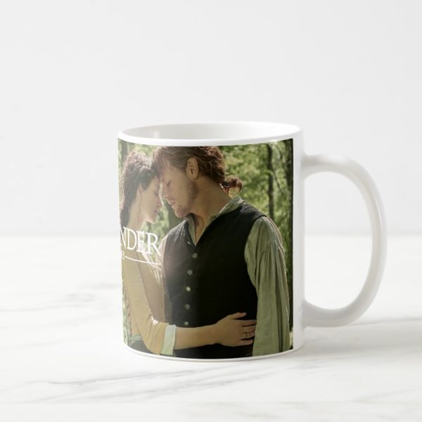 Outlander Season 4 | Jamie & Claire Hug in Woods Coffee Mug