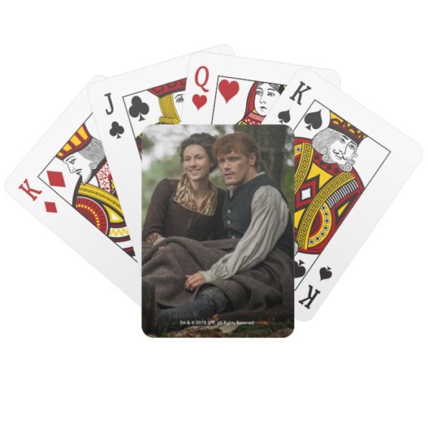 Outlander Season 4 | Jamie & Claire Smile Playing Cards