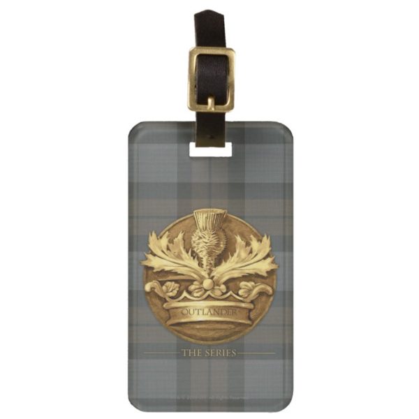 Outlander | The Thistle Of Scotland Emblem Luggage Tag