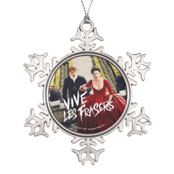 Outlander | Vive Les Frasers Snowflake Pewter Christmas Ornament