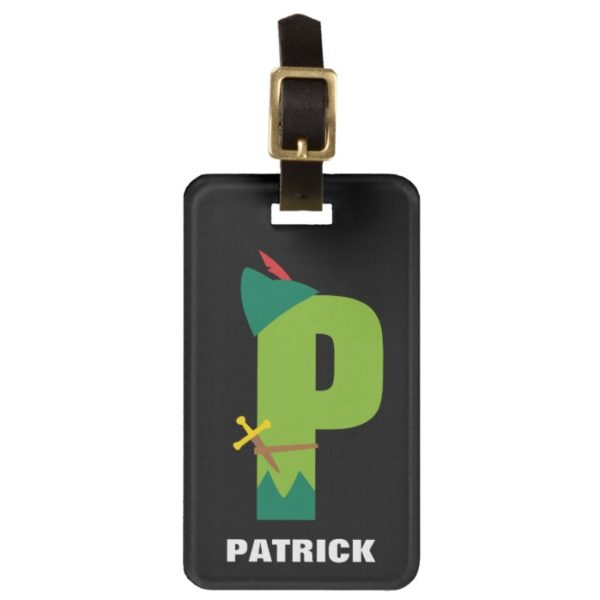 P is for Peter Pan | Add Your Name Bag Tag
