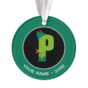 P is for Peter Pan | Add Your Name Ornament
